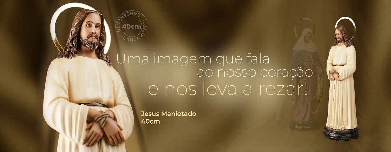 Imagem de Jesus Manietado de Campinas - Artesanato Costa